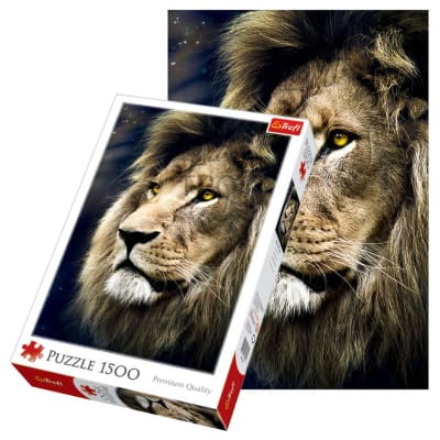 Puzzle 1500p Lion's portrait1