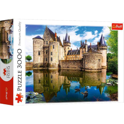 Puzzle 3000p Castle of Sully-sur-Loire, France1