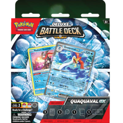 Pokemon TCG: Quaquaval ex Deluxe Battle Deck - (Inglés)1
