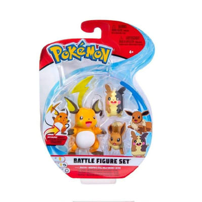 Battle Figure Pack - Raichu & Morpeko & Eevee2