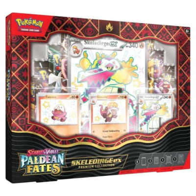 S & V - Paldean Fates Premium Collection Shiny Skeledirge ex (Inglés)1