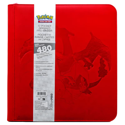 UP: Binder PRO 12-Pocket Zip Pokemon - Elite Series Charizard