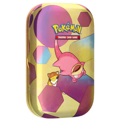 Scarlet & Violet - 151 - Mini Tin Slowpoke & Sanshrew - (Inglés)1