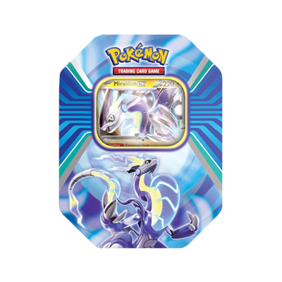 Paldea Legends Tin (Summer 2023) Miraidon (Español)1