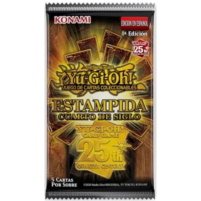 YGE 25th Estampida Cuarto de Siglo Sobre individual Español1