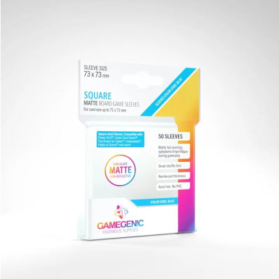 GG BGG Sleeves Matte Square-Sized Sleeves 73 x 73