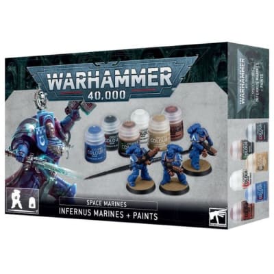Warhammer 40K: Space Marines - Infernus Marines + Paints2