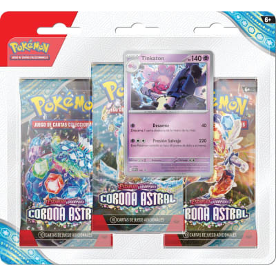 PKM TCG: S & V - Stellar Crown - 3-Pack Blister Tinkaton Español1