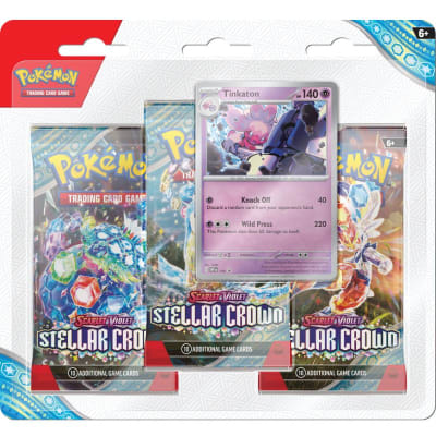 PKM TCG: S & V - Stellar Crown - 3-Pack Blister Tinkaton English1