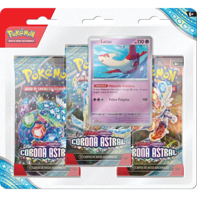 PKM TCG: S & V - Stellar Crown - 3-Pack Blister Latias Español1