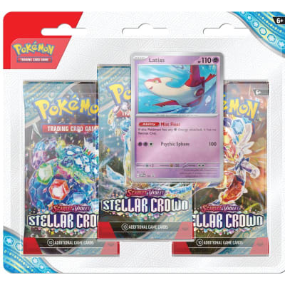 PKM TCG: S & V - Stellar Crown - 3-Pack Blister Latias English1