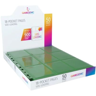 GG Sideloading display 50 páginas 18 Bolsillos - VERDE