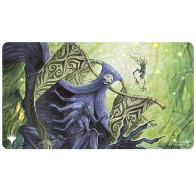 Playmat: MTG- Duskmourn- Mythic Cycle Green- Overlord of the Hauntwoods1