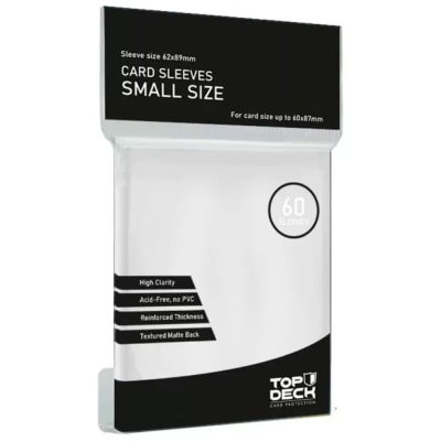TD: Protectores Small (60) - Blanco