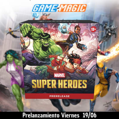 Inscripción Pre-release Marvel Super Heroes Viernes1
