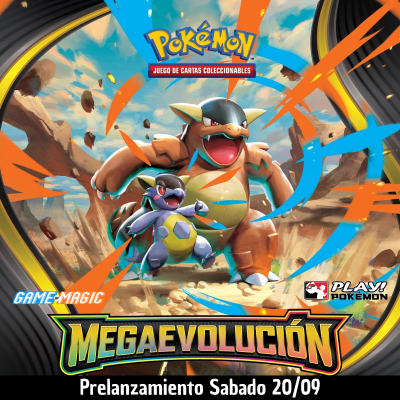Inscripción Prerelease PKM TCG Megaevolución Sábado 20 de Septiembre1