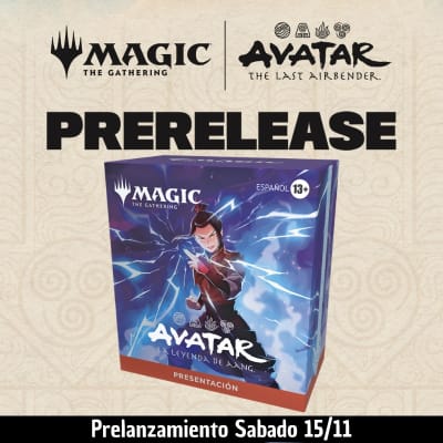 Inscripción Pre-release Avatar the Last Airbender Sabado5