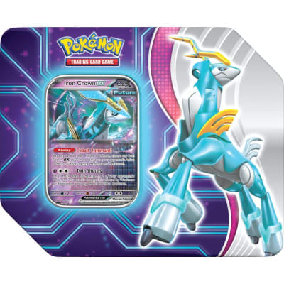 Pokemon Paradox Destinies Tin Iron Crown - Ingles1