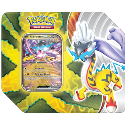 Pokemon Paradox Destinies Tin Raging Bolt - Ingles1