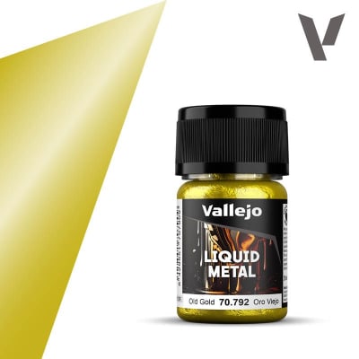 Vallejo: Liquid Metal 35ml - Oro Viejo