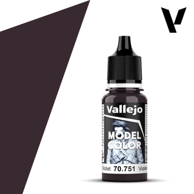 Vallejo: Model Color 18ml - Violeta Negro1