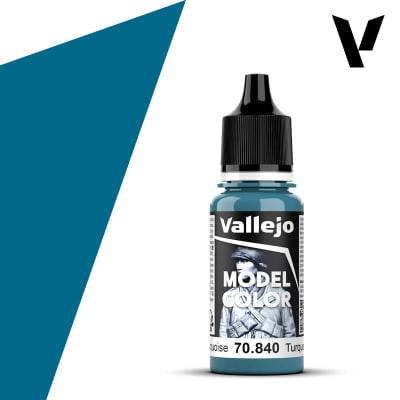 Vallejo: Model Color 18ml -Turquesa Claro1