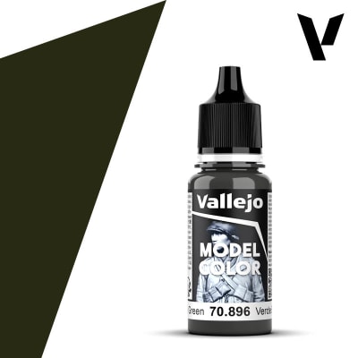 Vallejo: Model Color 18ml - Verde Extra Oscuro1