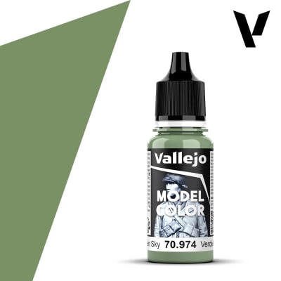 Vallejo: Model Color 18ml - Verde Azul1