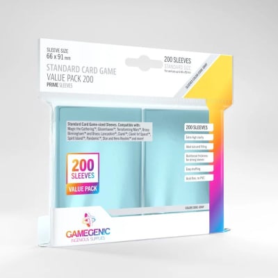 GG Sleeves Value Pack Standard - Clear (200)1