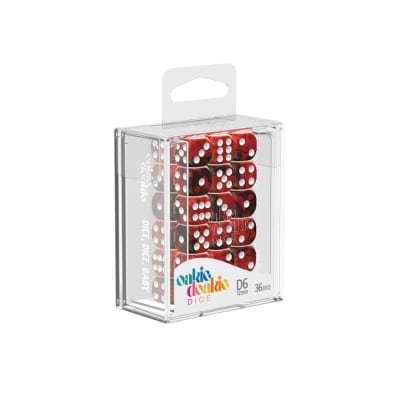 Oakie Doakie - D6 Dice 16 MM Gemidice (12) - VAMPIRE1
