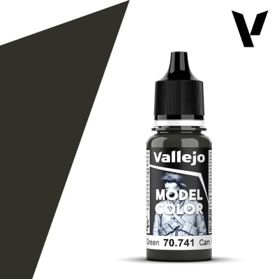 Vallejo: Model Color 18ml - Camuflaje Verde Negro1