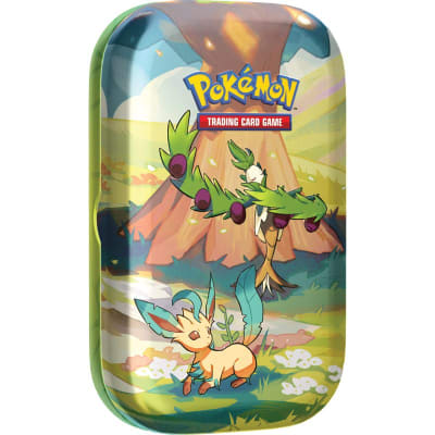 Pkm TCG: S & V - Vibrant Paldea - Mini Tin Leafeon & Arboliva Ingles1