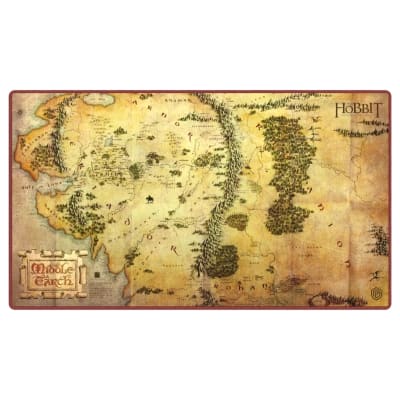 UG: Playmat The Hobbit - Map- Middle-Earth1