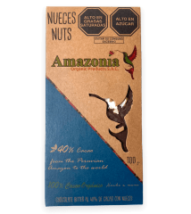 Nueces 40% Cacao - Amazonia Organic Products S.A.C. Nueces 40% Cacao - Amazonia Organic Products S.A.C.