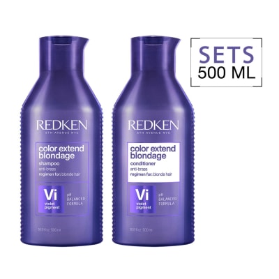 Set Color Extend Blondage Shampoo + Acondicionador Redken1