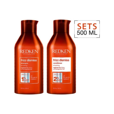 Set Frizz Dismiss XL Shampoo + Acondicionador Redken1