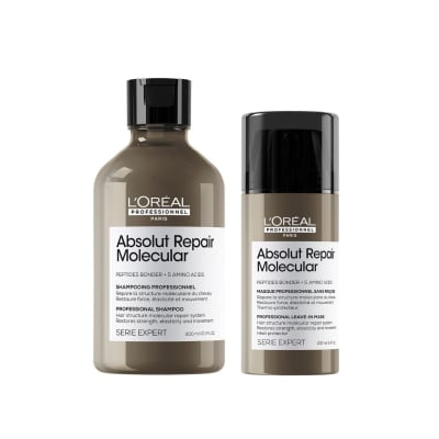 Set Absolut Repair Molecular Shampoo y Máscara L'Oréal Professionnel1