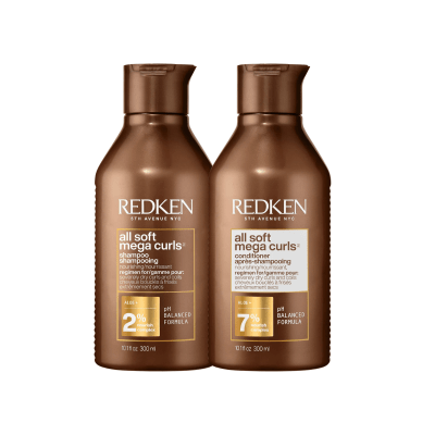 Pack All Soft Mega Curls Redken Shampoo + Acondicionador 300 ml1