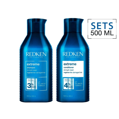 Set XL Extreme Shampoo + Acondicionador 500 ml Redken1