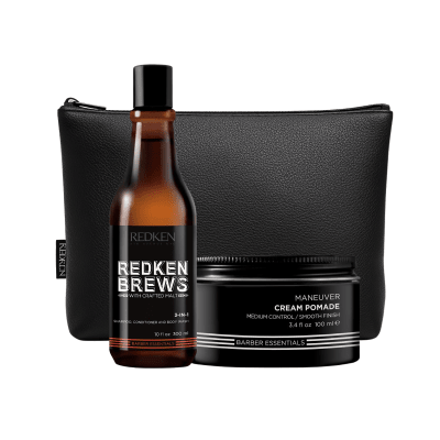 Pack Redken Brews Shampoo 3 en 1 + Cera Maneuver