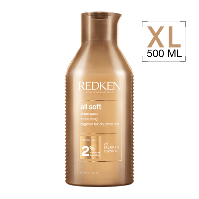 Shampoo Hidratante Para Cabello Seco All Soft XL 500 ml1
