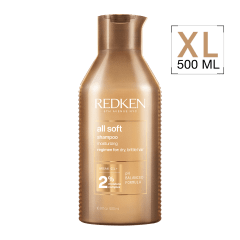 Shampoo Hidratante Para Cabello Seco All Soft XL 500 ml