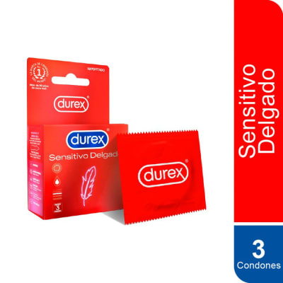 Durex Sensitivo Delgado - Preservativos de Látex