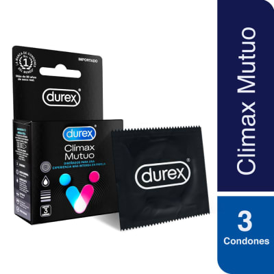 Durex Clímax Mutuo - Preservativos de Látex