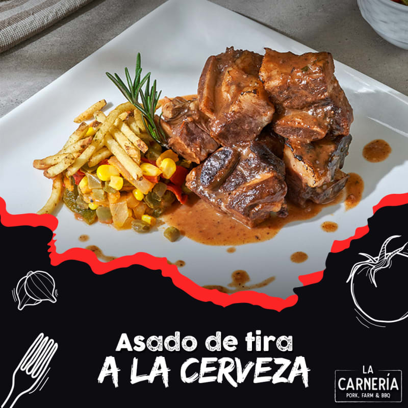 Asado de Tira a la Cerveza