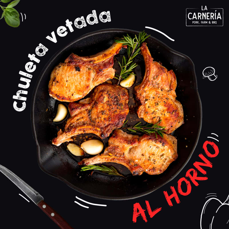 Chuleta Vetada al Horno