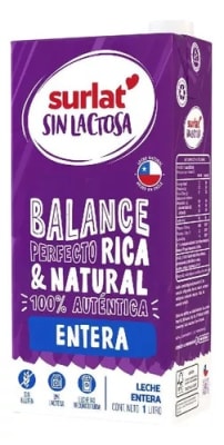 LECHE SIN LACTOSA 