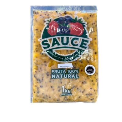 PULPA MARACUYA CON PEPAS SAUCE 