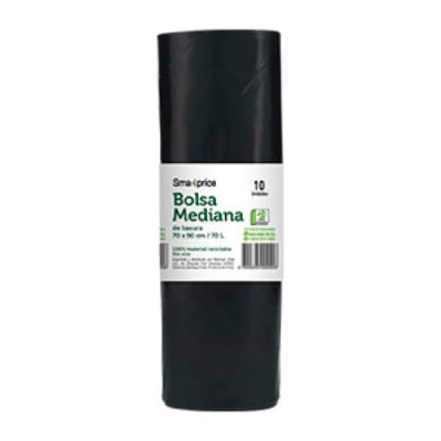 BOLSA BASURA NEGRA 70X90
