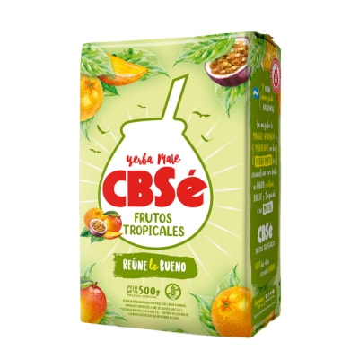 YERBA MATE CBSE FRUTOS TROPICALES 500 G